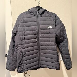 The North Face Black Quilted Hooded Puffer Jacket